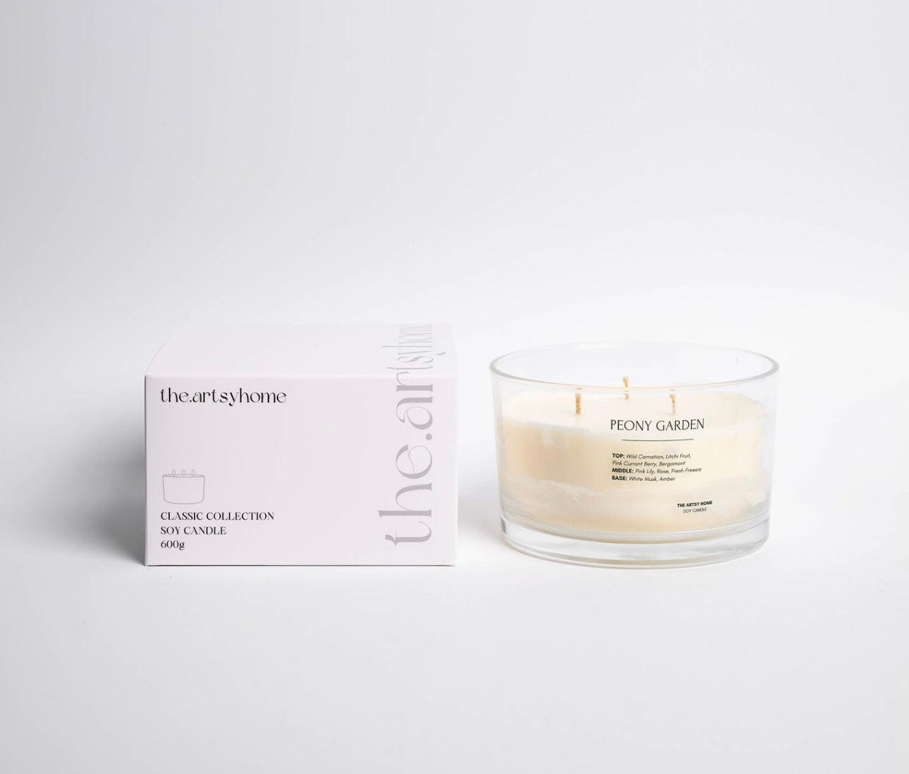 Peony Garden 600g Classic Candle