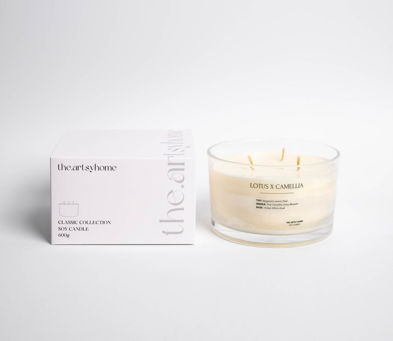 Lotus X Camellia 600g Classic Candle