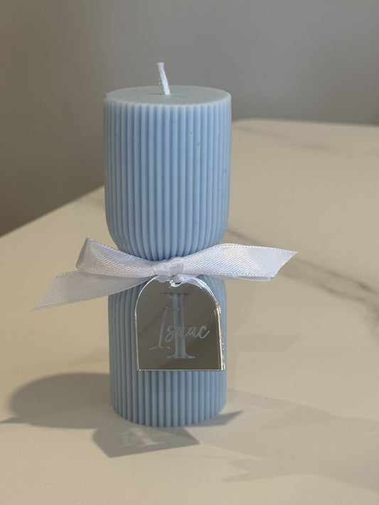 Small Hourglass Pillar Candle