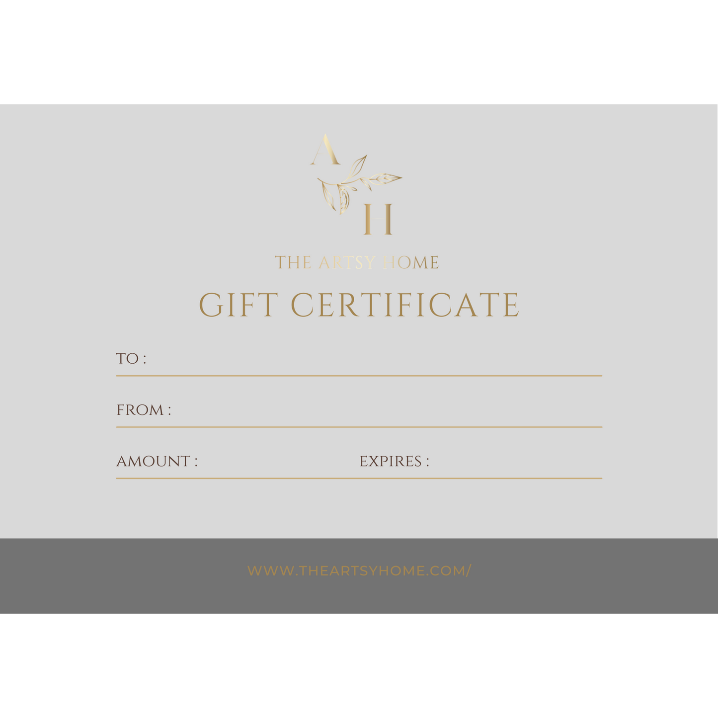 The Artsy Home Gift Card