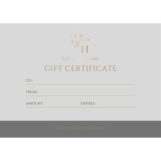 The Artsy Home Gift Card